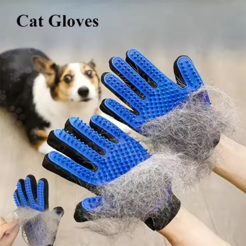 Pet Grooming Glove - Sarung Tangan Sisir Bulu Hewan Peliharaan