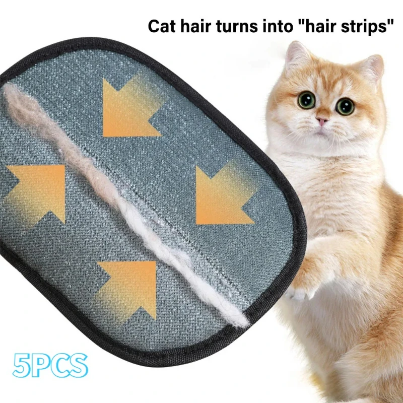 Pet Grooming Glove - Alat Penghilang Bulu Hewan Peliharaan Baru,