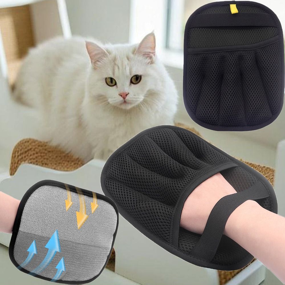 Pet Grooming Glove - Sarung Tangan Penghilang Bulu Hewan Peliharaan