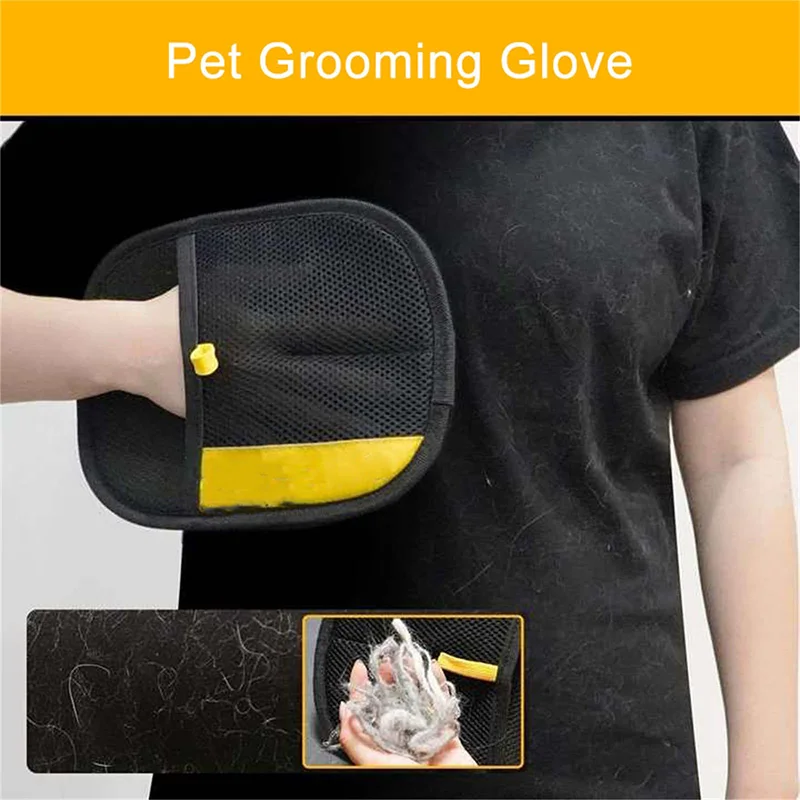 Pet Grooming Glove - Sarung Tangan Penghilang Bulu Hewan Peliharaan