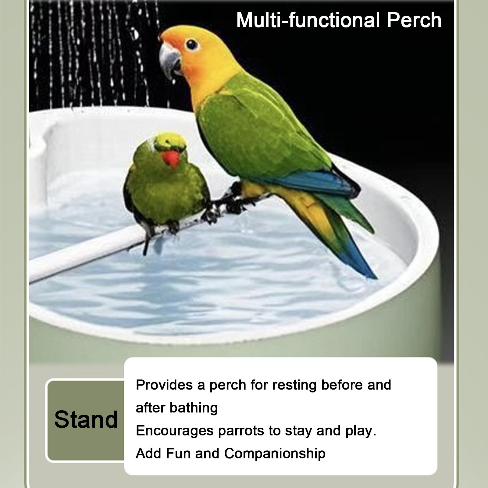 Bird Cage Parrot - Bak Mandi Burung Otomatis Bertenaga USB