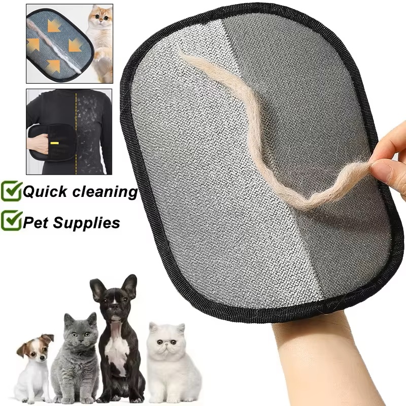 Pet Grooming Glove - Alat Penghilang Bulu Hewan Peliharaan, Sarung