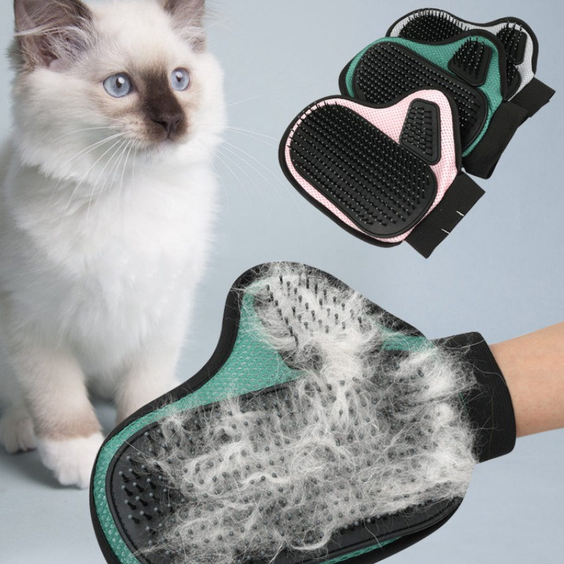 Pet Grooming Glove - Sarung Tangan Perawatan Kucing Peliharaan Sarung