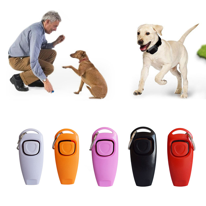 Training Clicker Dog - 2 in 1 Alat Pelatih Anjing,