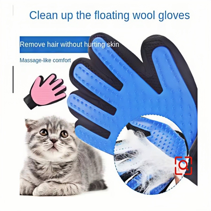 Sarung Tangan Sisir Bulu Hewan - Pet Grooming Glove ulasan dan harga