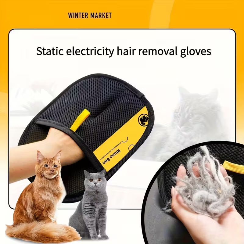Sikat Penghilang Bulu Hewan Pe - Pet Grooming Glove ulasan dan harga