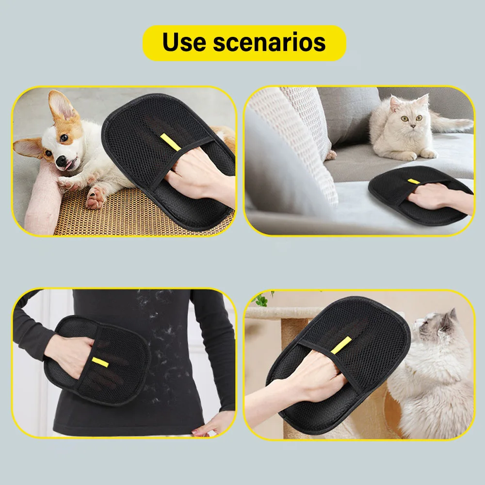 Alat Penghilang Bulu Hewan Pel - Pet Grooming Glove ulasan dan harga