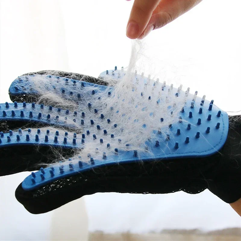 Sarung tangan hewan peliharaan - Pet Grooming Glove ulasan dan harga