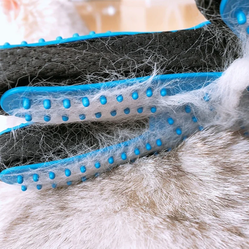 Sarung tangan hewan peliharaan - Pet Grooming Glove ulasan dan harga