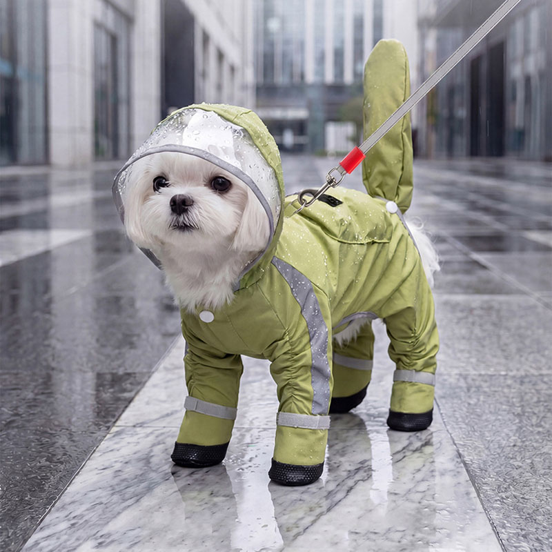 Jas Hujan Anjing Tahan Air Tra - Dog Raincoat ulasan dan harga