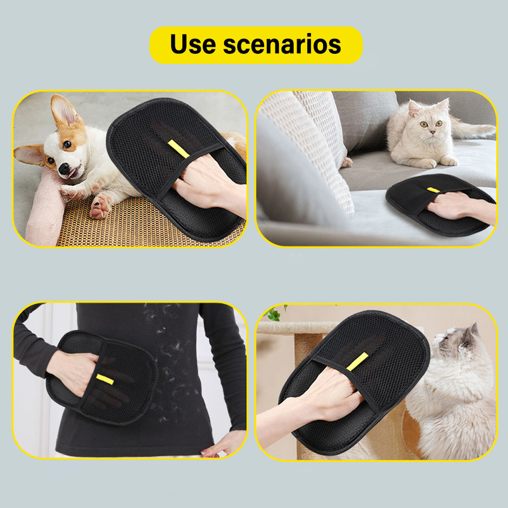 Alat Penghilang Bulu Hewan Pel - Pet Grooming Glove ulasan dan harga