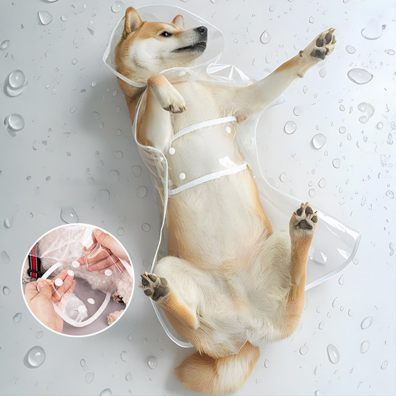 XS-8XL Jas Hujan Hewan Pelihar - Dog Raincoat ulasan dan harga