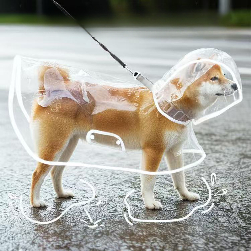 XS-8XL Jas Hujan Hewan Pelihar - Dog Raincoat ulasan dan harga