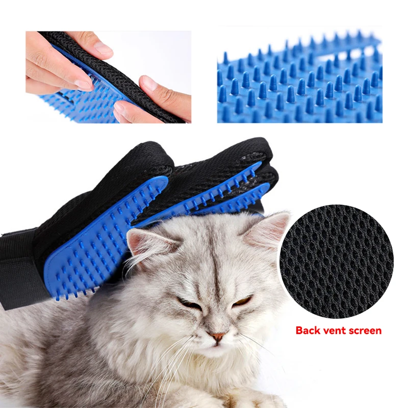 Sarung Tangan Sisir Bulu Hewan - Pet Grooming Glove ulasan dan harga